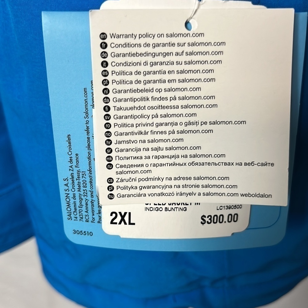 𝅺salomon speed jacket - Picture 4 of 10